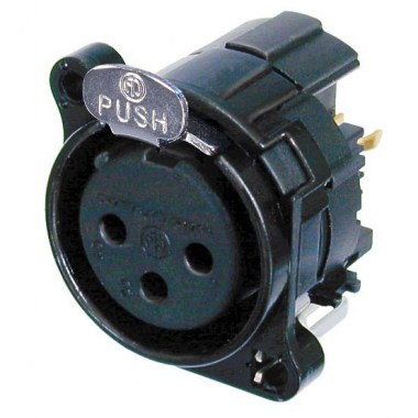 Neutrik NC3FBV1-B-D Разъемы