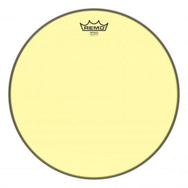 Remo BE-0315-CT-YE Emperor® Colortone™ Yellow Drumhead, 15. Пластики для малого барабана и томов