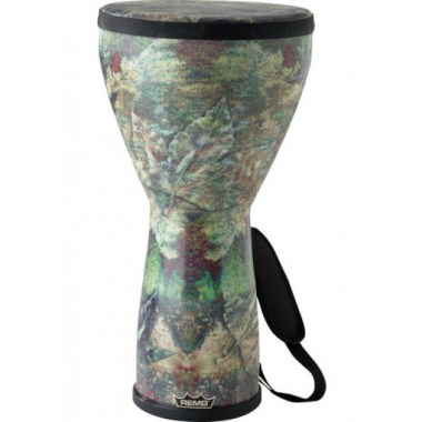 Remo DJ-FELG-33- Djembe, Designer Series, Festival Pre-Tuned, Large, 12 X 21, SKYNDEEP®, FIBERSKYN®, Fabric Autumn Джембе