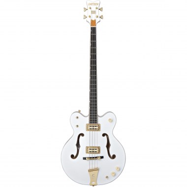 Gretsch G6136LSB White Falcon™ Bass, 34 Scale, Ebony Fingerboard, White Бас-гитары
