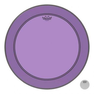 Remo Powerstroke® P3 Colortone™ Purple Bass Drumhead, 18. Пластики для бас-бочки