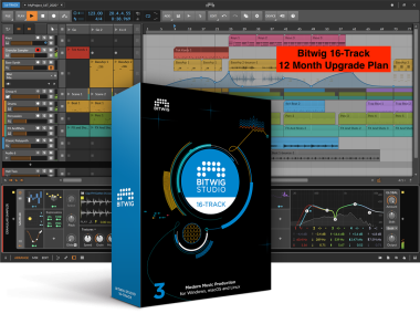 Bitwig Studio 16-Track: 12 Month Upgrade Plan Музыкальный софт