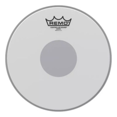 Remo CS-0114-10 Controlled Sound Coated Black Dot Пластики для малого барабана и томов