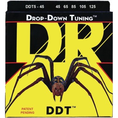 DR String DDT5-45 Drop Down Tuning Струны для бас-гитар