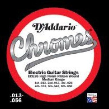 J.D.Addario ECG26 Chromes High Finish Ribbon Wound Cтруны для электрогитар