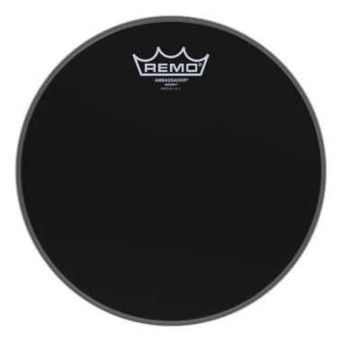 Remo ES-0010-00 Ambassador Ebony Пластики для малого барабана и томов