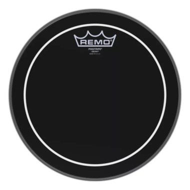 Remo ES-0612-PS Pinstripe Ebony Пластики для малого барабана и томов