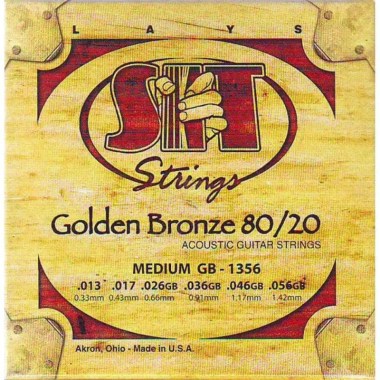 S.I.T. Strings GB1356 Golden Bronze 80/20 Струны для акустических гитар