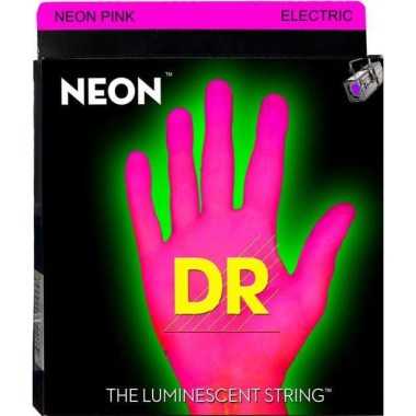 DR String NPE-10 NEON HiDef Pink Cтруны для электрогитар