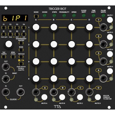 Tiptop Audio Trigger Riot Sequencer Black Eurorack модули