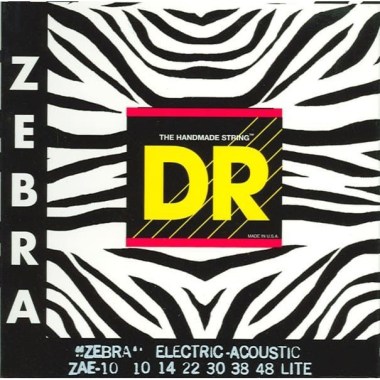 DR Strings ZAE-10 ZEBRA Cтруны для электрогитар