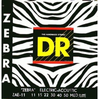 DR Strings ZAE-11 ZEBRA Cтруны для электрогитар