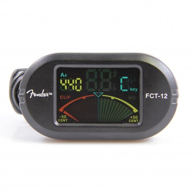 Fender FCT-012 COLOUR CLIP-ON TUNER Оборудование гитарное