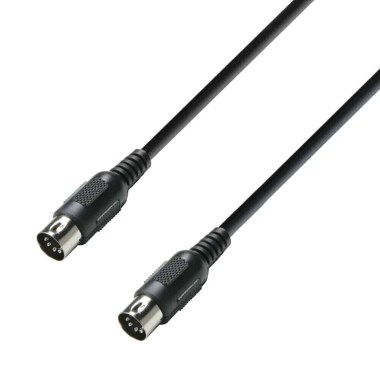 Adam Hall Cables K3 MIDI 0150 BLK - MIDI Cable 1.5 m black Различное Музыкальное Оборудование