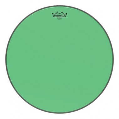 Remo Be-0318-ct-gn Emperor® Colortone™ Green Drumhead, 18. Пластики для малого барабана и томов