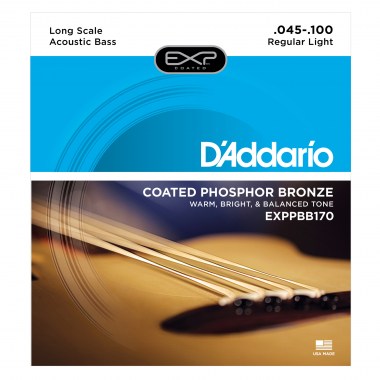 DAddario EXPPBB170 Coated PHOSPHOR BRONZE 45-100 Струны для бас-гитар