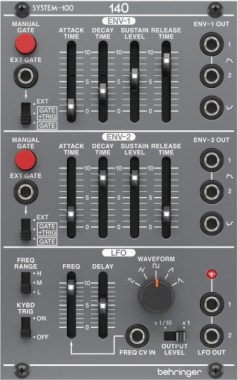 Behringer 140 Dual ENVELOPE/LFO Eurorack модули