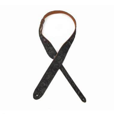 Planet Waves 2 Suede Embossed - Black Ремни для гитар