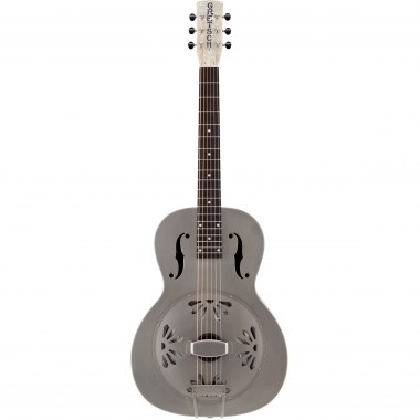 Gretsch G9201 Honey Dipper™ Round-Neck, Brass Body Biscuit Cone Resonator Guitar, Shed Roof Finish Гитары акустические