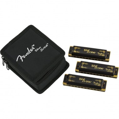 Fender Blues Deville Harmonica Pack Of 3 With Case Губные гармошки