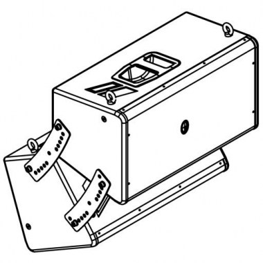 DAS Audio AXA-2RF15V Стойки, коммутация АС