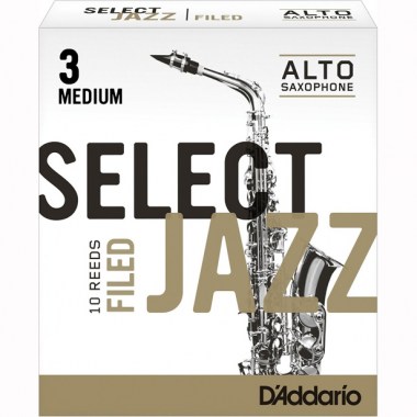 Daddario Woodwinds Rsf10asx3m Select Jazz Filed Alto Saxophone Reeds, 3m, 10 Bx Аксессуары для саксофонов