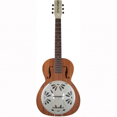 Gretsch G9200 Boxcar Round-neck, Mahogany Body Resonator Guitar, Natural Электрогитары