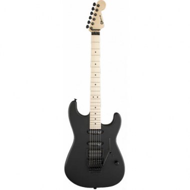 Charvel® USA Select San Dimas® Style 1 HSS FR, Maple Fingerboard, Pitch Black Электрогитары