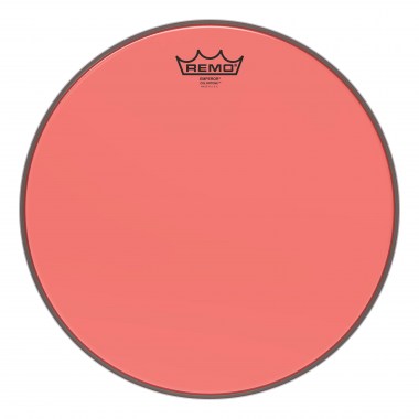 Remo BE-0314-CT-RD Emperor® Colortone™ Red Drumhead, 14. Пластики для малого барабана и томов