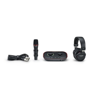 Focusrite Vocaster One Studio Podcast Set - комплект (Vocaster One, наушники, микрофон, ПО, микрофонный кабель) Звуковые карты USB