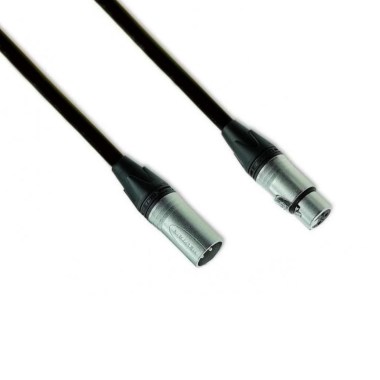 0,5м профессиональный балансный микрофонный кабель XLR female - XLR male Neutrik Кабели XLR female - XLR male (mic1)