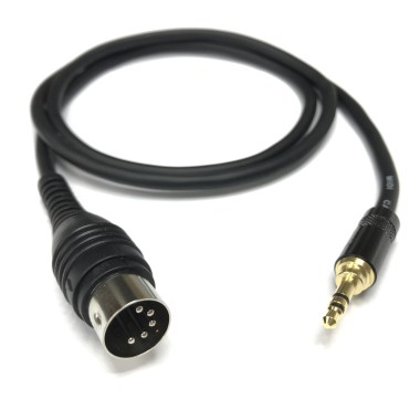 Кабель MIDI DIN 5 pin - minijack 3.5 mm TRS QL-rf 1m MIDI кабели