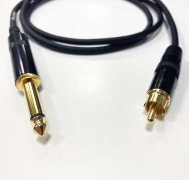 Кабель RCA male - Jack 6.3 mm mono Rean 5m Готовые кабели Custom Shop