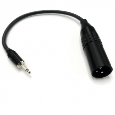 Кабель-переходник XLR male - minijack 3.5 mm mono Amphenol Короткие патч кабели и переходники