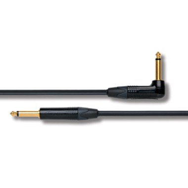 Кабель Jack - Jack 6.3 mm mono угловой 1ст Pro Premium Neutrik Gold-Canare 1м Готовые Custom кабели