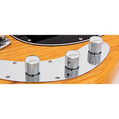Music Man StingRay5 Classic - Classic Natural - Figured Maple - Black Различное Музыкальное Оборудование