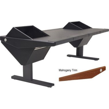 Argosy Eclipse Universal EG4-U1260-RR-B-M-B w/Rack Left & Right, 1260mm Center Desk, Mahogany EPs, Black legs Различное Музыкальное Оборудование