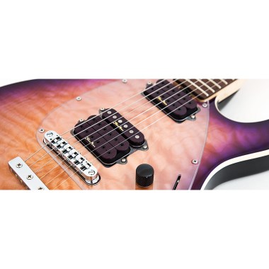 Music Man Steve Morse Y2D STD - Purple Sunset Quilt - Rosewood - Clear Различное Музыкальное Оборудование