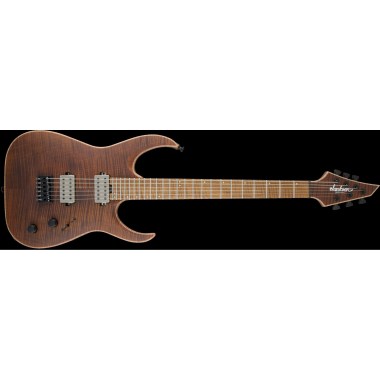 Jackson USA Signature Misha Mansoor Juggernaut HT6FM, Caramelized Flame Maple Fingerboard, Satin Amber Tiger Eye Различное Музыкальное Оборудование