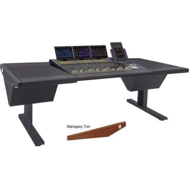 Argosy Avid S6 EG4-S6-4B-DD-B-M-B 4 Bucket Wide, Desk Left & Right, Mahogany EPs, Black legs Различное Музыкальное Оборудование