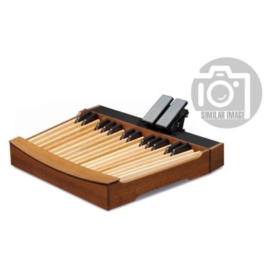 Viscount MIDI Bass Pedal 30 N. - Radiating Concave Dark or Light Oak Различное Музыкальное Оборудование