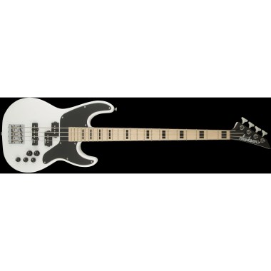 Jackson X Series Concert Bass CBXNTM IV, Maple Fingerboard, Snow White Различное Музыкальное Оборудование
