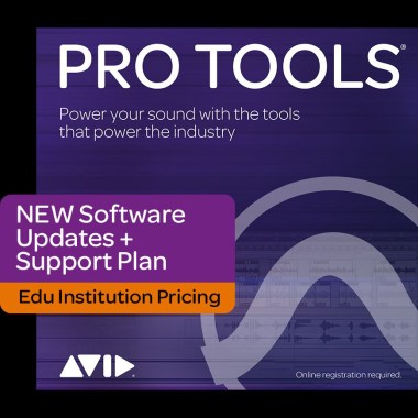 AVID Pro Tools 1-Year Software Updates + Support Plan NEW Edu Institution (Electronic Delivery) Различное Музыкальное Оборудование