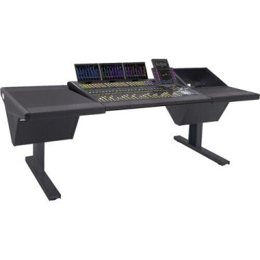 Argosy Avid S6 EG4-S6-4B-DR-B-B-B 4 bucket wide, Desk Left, Rack Right, Black End Panels, Black legs Различное Музыкальное Оборудование