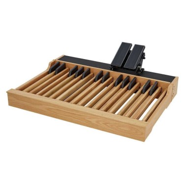 Viscount MIDI Bass Pedal 30 N. - Straight Flat Dark or Light Oak Различное Музыкальное Оборудование