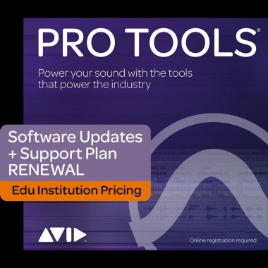 AVID Pro Tools 1-Year Software Updates + Support Plan RENEWAL Edu Institution (Electronic Delivery) Различное Музыкальное Оборудование