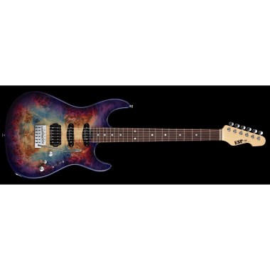 ESP Originals Japan Snapper CTM Poplar Burl/HR Nebula Pink Purple Burst Различное Музыкальное Оборудование