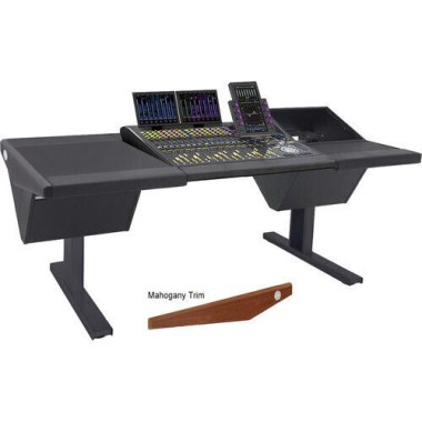 Argosy Avid S6 EG4-S6-3B-DR-B-M-B 3 Bucket Wide, Desk Left, 8sp Rack Right, Mahogany EPs, Black legs Различное Музыкальное Оборудование