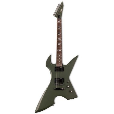 ESP LTD Max-200 Roasted Jatoba/Military Green Satin Различное Музыкальное Оборудование