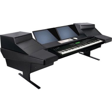 Argosy D15KL-DR825-B-B Dual 15KL Keyboard Workstation w/825 Rack Modules and Black End Panels Различное Музыкальное Оборудование